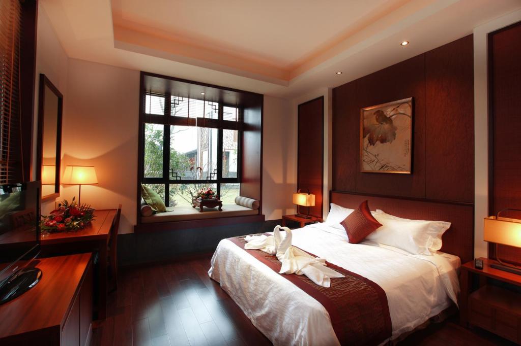 Suzhou Hanyuan Yacht&Resort Hotel Oda fotoğraf