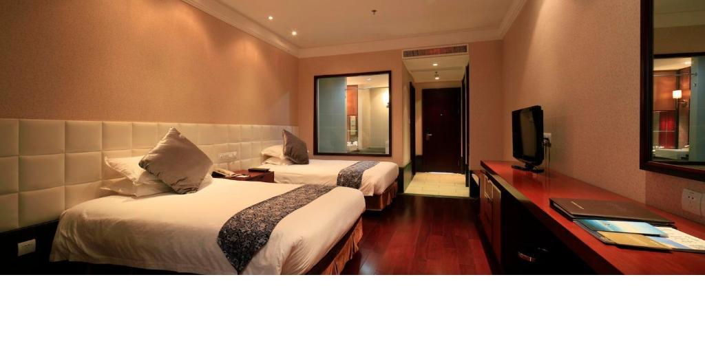Suzhou Hanyuan Yacht&Resort Hotel Oda fotoğraf